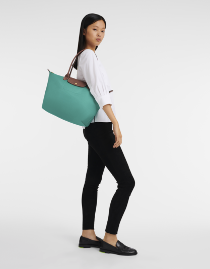 Longchamp Le Pliage Original L Tote Bag – Turquoise vip time amman jordan